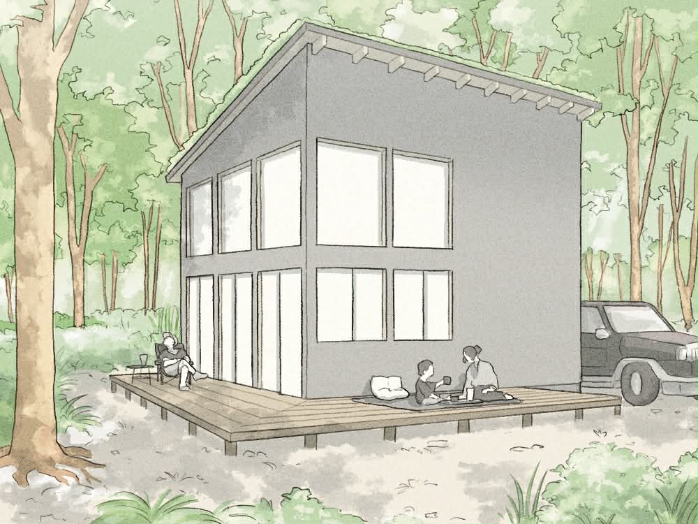 ゆったりとした２階建タイプのイメージ